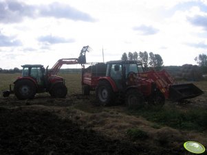 Massey Ferguson 5455, 5435 + Pottinger Twist 8001