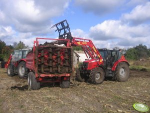 Massey Ferguson 5455, 5435 + Pottinger Twist 8001