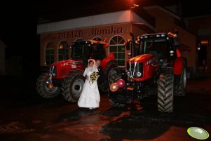 Massey Ferguson 5465 x2 na ślubie