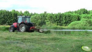 Massey Ferguson 6110 + Kosiarka Rotacyjna