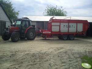 Massey Ferguson 6140 + Pottinger Silo-Profi 