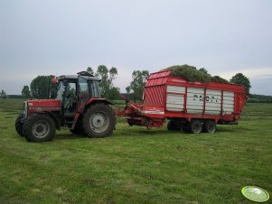 Massey Ferguson 6140 + Pottinger Silo-Profi