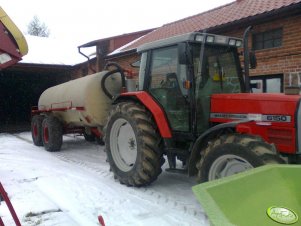 Massey Ferguson 6150 + beczka