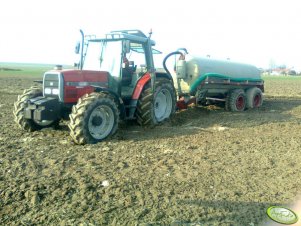 Massey Ferguson 6150 + beczka