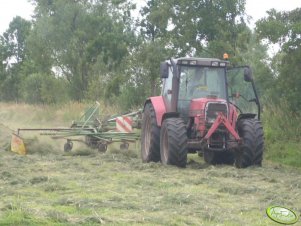 Massey Ferguson 6180 + Krone