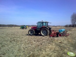 Massey Ferguson 6180 + Maschio + Isaria