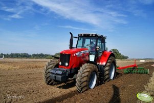 Massey Ferguson 6485 + Unia Ibis