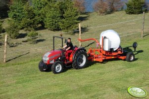 McCormick F70 z owijarką KUHN