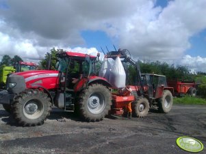 McCormick MTX135 + rozsiewacz + Zetor 12045