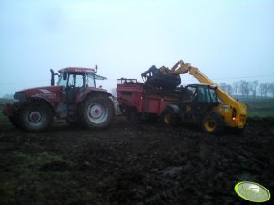 McCormick MTX175 + Leboulch, JCB 531-70