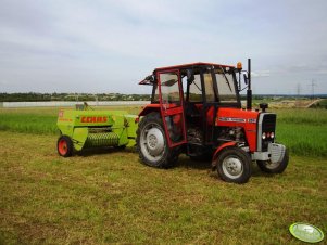 MF-255 + Claas Markant 40