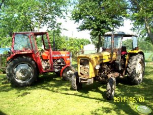 MF 255 i Ursus C-360