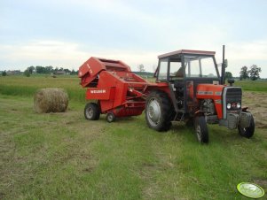 MF 255 + Welger RP 12