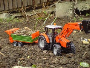 MF 5455 + Rozrzutnik