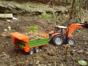 MF 5455 + Rozrzutnik