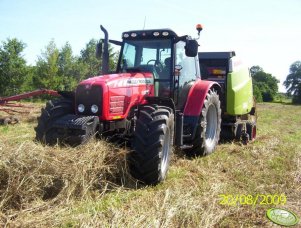 MF 5465 + Claas Variant 380