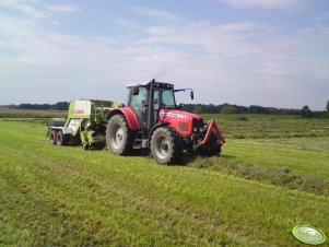 MF 6475 + Claas