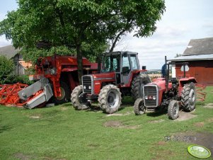 MF 699, MF 135 i Fahr M900