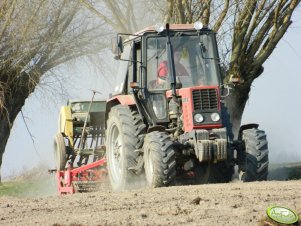 Mtz 1025 + agregat uprawowo siewny