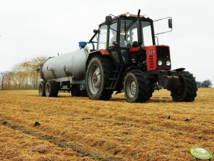 Mtz 1025 + beczkowóz