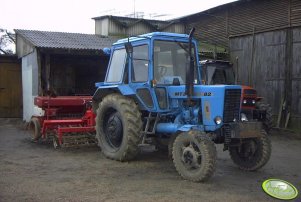 MTZ-82 + agregat uprawowo-siewny