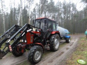 MTZ 82 + beczka