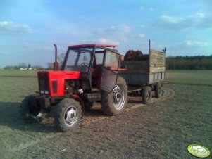 MTZ 82 + przyczepa