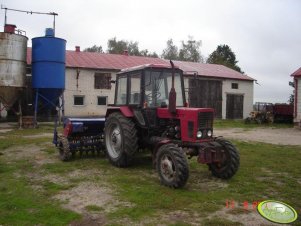 MTZ 82 + siewnik Mazur