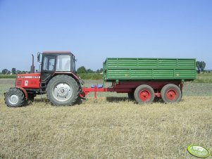 Mtz 82 TS + przyczepa tandem