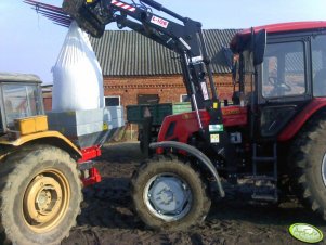 MTZ 820.2 + Agromasz Ł-106