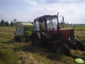 Mtz 82.1 + Claas Rollant 42 Farmer