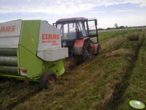 Mtz 82.1 + Claas Rollant 42 Farmer