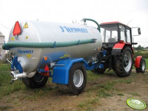 MTZ 82TS + Wóz asenizacyjny Kościan 5tys. l