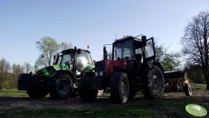 MTZ 952 & Deutz Fahr Agrotron 150 