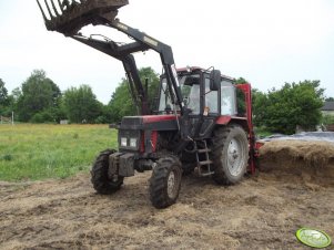 Mtz Belarus 820 + wycinarka