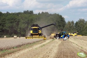 New Holland CX 5090 i ładowarka 5040