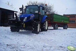 New Holland T4.65 PowerStar + Pronar T653/1