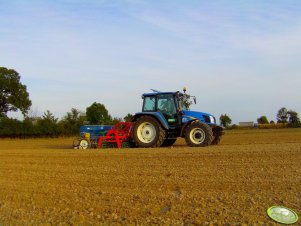 New Holland T5040 & Agro-Masz + Poznaniak 6