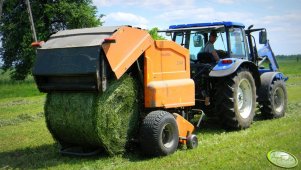 New Holland T5040 + Warfama Z543