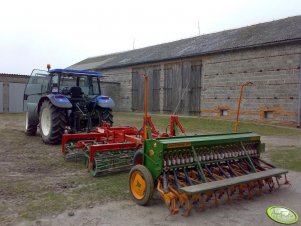 New Holland T5050 + Unia Mars + Amazone D7