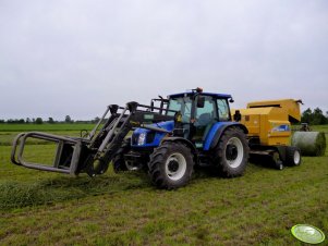 New Holland T5060 + BR6090