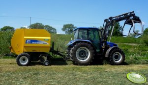 New Holland T5060 + BR6090