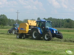 New Holland T5060 + Prasa Br