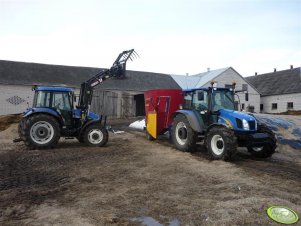 New Holland T5060 + Sano 