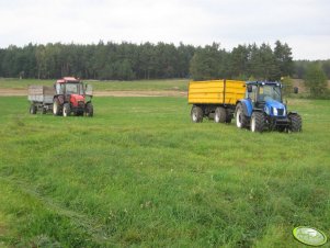 New Holland T5060&Wielton 10T, Zetor5340& Autosan D-47B