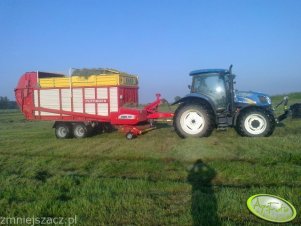 New Holland T6020 Plus + Pottinger Faro 4000