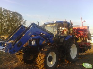 New Holland T6020 + Quicke q56