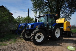 New Holland T6030 Delta + BR6090RC 