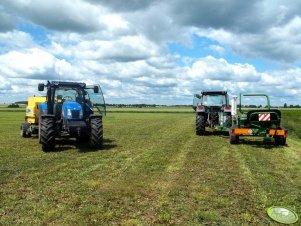 New Holland T6030 Delta + New Holland BR6090