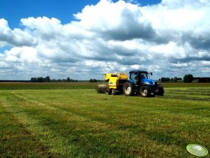 New Holland T6030 Delta + New Holland BR6090